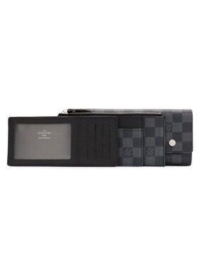 Louis Vuitton Damier Graphite Portefeuille Ron Modular Wallet Bifold